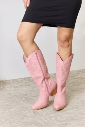 Forever Pink Western Cowboy Boots