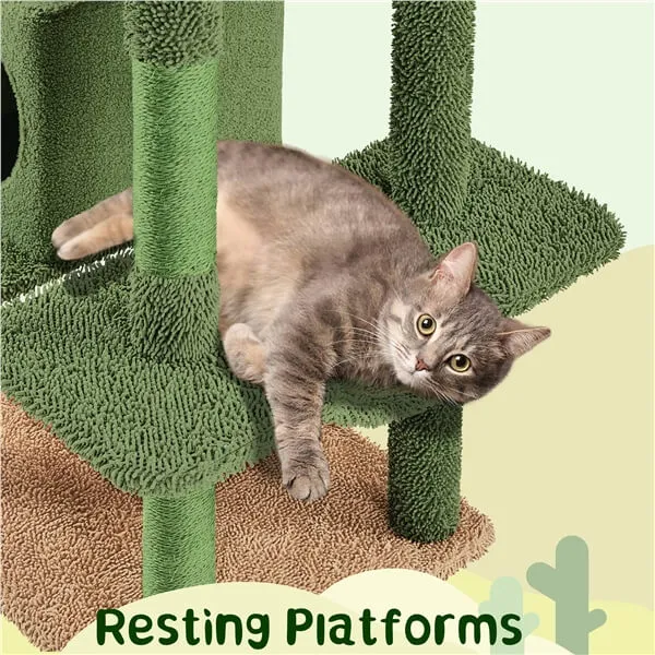 Yaheetech Cactus Cat Tree 70.5in